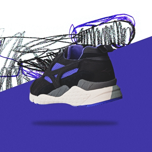 ミズノから、mita sneakers とのコラボレートモデル MONDO CONTOROL “PURPLE SYRUP” が登場