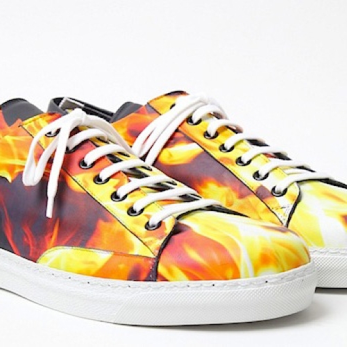Alexander McQueen Flame Print Sneakers