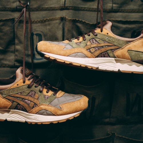 アシックスタイガーから、SBTGのMark Ong氏の意匠を取り入れたKICKS LAB.とのコラボレーションモデルが発売