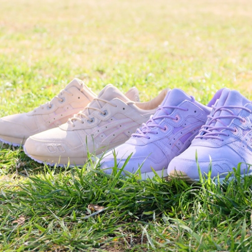 アシックスタイガーから、CLOTとのコラボレーションモデルGEL-LYTE III “SAND AND LAVENDER”が発売