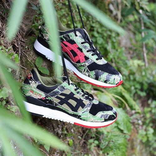 ASICSTIGERは、atmosとのコラボレーションモデルGEL-LYTE Ⅲ for atmos “GREENCAMO”を発売