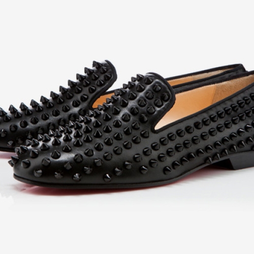Christian Louboutin Rollerball Spikes “All Black”
