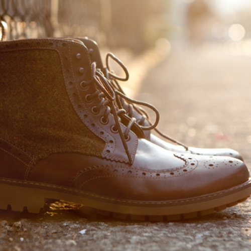 Harris Tweed x Clarks 2012 Fall/Winter Montacute Lord