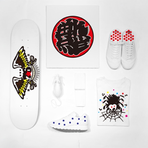 「sneakerwolf」初となる個展 “Everything can be canvas” が「WHIZ LIMITED」のヘッドショップ「LUMP TOKYO」にて開催。