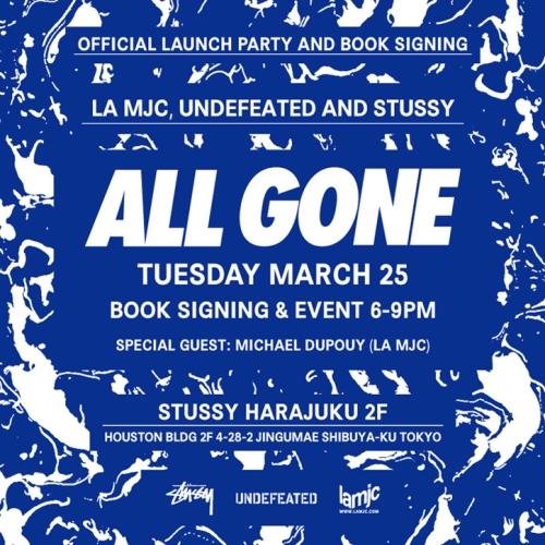 2013年のストリートシーンを完璧に綴った参考書 「ALL GONE」の発売を記念してBOOK SIGNINGイベントを開催