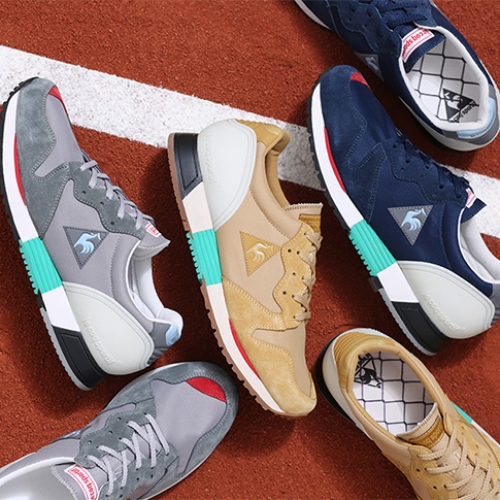 ルコックスポルティフから、mita sneakersクリエイティブディレクター国井氏がカラーディレクションを手掛けたEUREKAがリリース