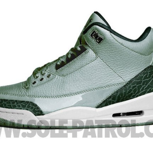 NIKE AIR JORDAN 3 GREY/ BLACK CARBON/WHITE “EXTRA ROUND”