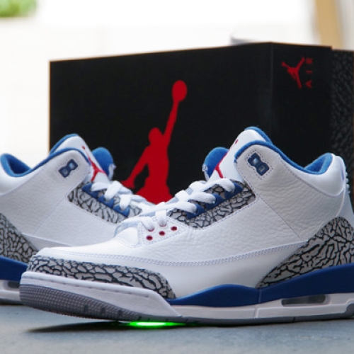 NIKE AIR JORDAN 3 RETRO WHITE/TRUE BLUE