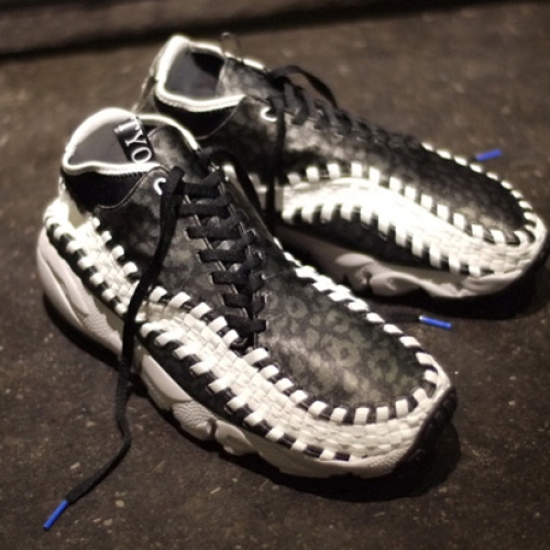 NIKE AIR FOOTSCAPE WOVEN CHUKKA MONOTONE LEOPARD “mita sneakers”
