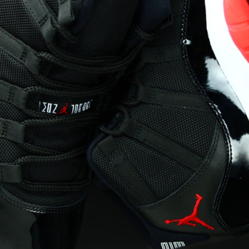 NIKE AIR JORDAN 11 RETRO BLACK/VARSITY RED-WHITE 先行予約