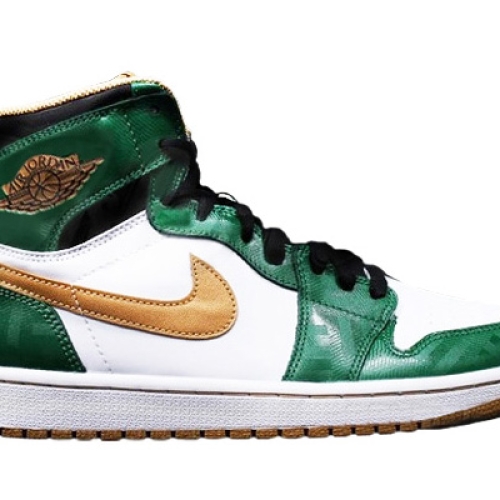 NIKE AIR JORDAN 1 RETRO HIGH OG CLOVER/METALLIC GOLD/WHITE/BLACK