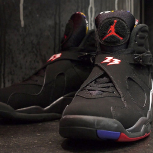 NIKE AIR JORDAN VIII RETRO “MICHAEL JORDAN” BLK/RED/WHT