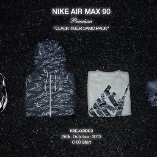 NIKE AIR MAX 90 PREMIUM “BLACK TIGER CAMO PACK” の先行予約を開始