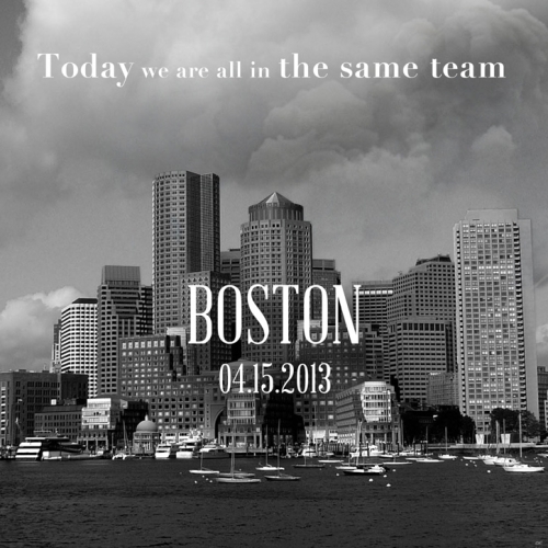 new balance、NIKE、Puma、adidasがボストンマラソン被害者のため共同広告を制作