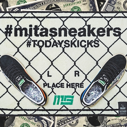 プーマは、オリジナルのドル札紙幣をプリントしたmita sneakersとのコラボレーションモデルCLYDE “mita sneakers”を発売