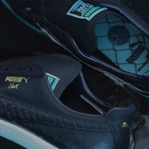 プーマから、アパレルブランドCLUCTとmita sneakersによるコラボレートモデルCLYDE FOR CLUCT MITAが登場