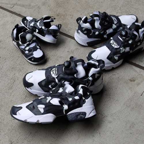 リーボックは、mita sneakersとA BATHING APE®とのコラボモデル第3弾INSTA PUMP FURY “CITY CAMO”を発売