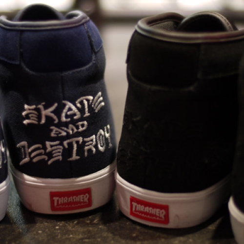 CLUCT x mita sneakers x THRASHER ROCKAWAY