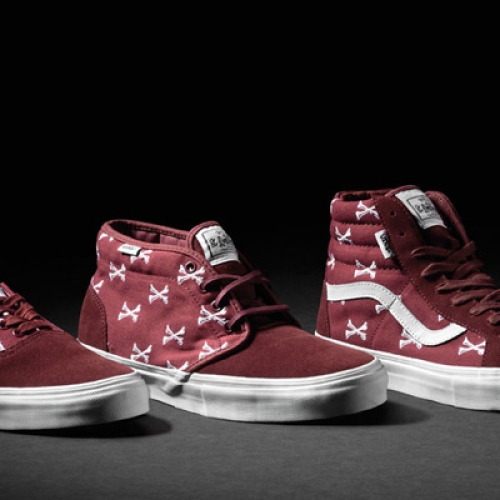 WTAPS x Vans Syndicate Burgundy Bones Pack