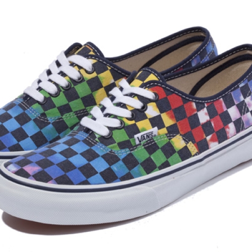 XLARGE® x VANS AUTHENTIC TIE-DYE CHECKER FLAG